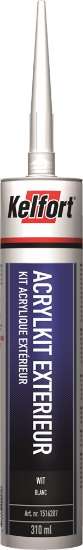 Afbeeldingen van Kelfort acrylaatkit - 310ml - wit exterieur 