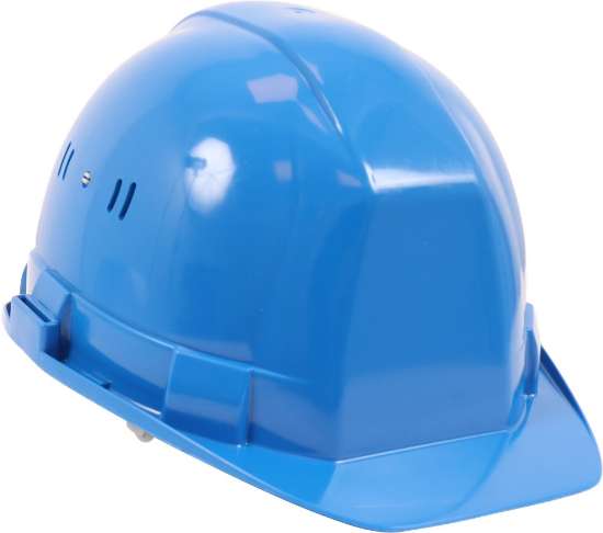 Afbeeldingen van Kelfort Bouwhelm - blauw kel-bdb HDPE slag en UV bestendig 