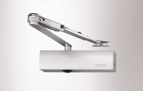 Afbeeldingen van Geze deurdranger TS 2000 NV - zonder arm - zilver