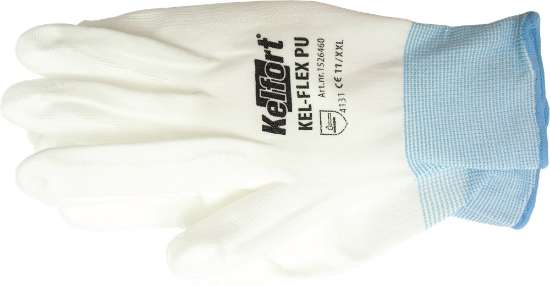 Afbeeldingen van Kelfort Handschoenen KEL-FLEx PU - Maat 10 - wit 