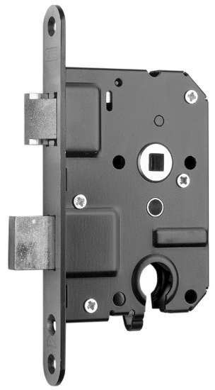 Afbeeldingen van Nemef veiligheidsslot links doorn 50mm 1279-17 zonder sluitplaat pc55