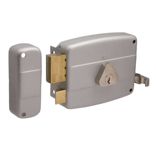 Afbeeldingen van Cisa oplegslot 50321-2 - 60mm - links met vaste cilinder 
