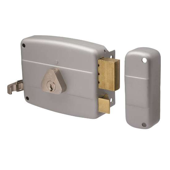 Afbeeldingen van Cisa oplegslot 50321-1 - 60mm - rechts met vaste cilinder 