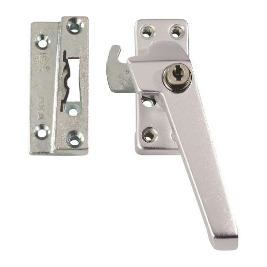 Afbeeldingen van Axa Raamsluiting 3319-51-91/bl - 5sg met nok rechts afsluitbaar - Aluminium F1