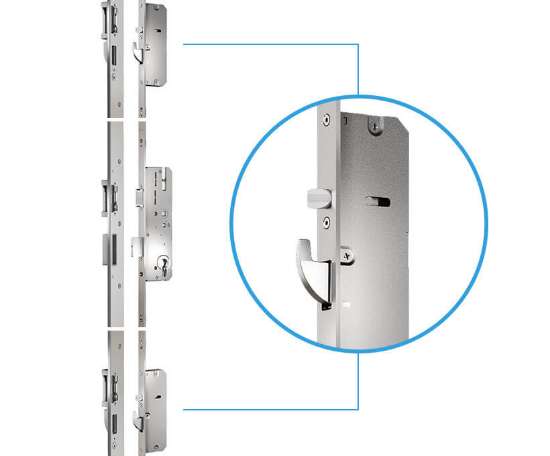 Afbeeldingen van Kfv meerpuntsluiting as2750 - Doorn45 Vlak16 pc92 lengte 2170mm - zwenkhaken