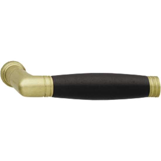 Afbeeldingen van INTERSTEEL Gatdeel Ton 222 messing getrommeld/ebbenhout 0375