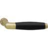 Afbeeldingen van INTERSTEEL Gatdeel Ton 400 messing getrommeld/ebbenhout 0377