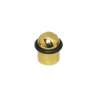 Afbeeldingen van INTERSTEEL Deurstop met ring messing gelakt 4420