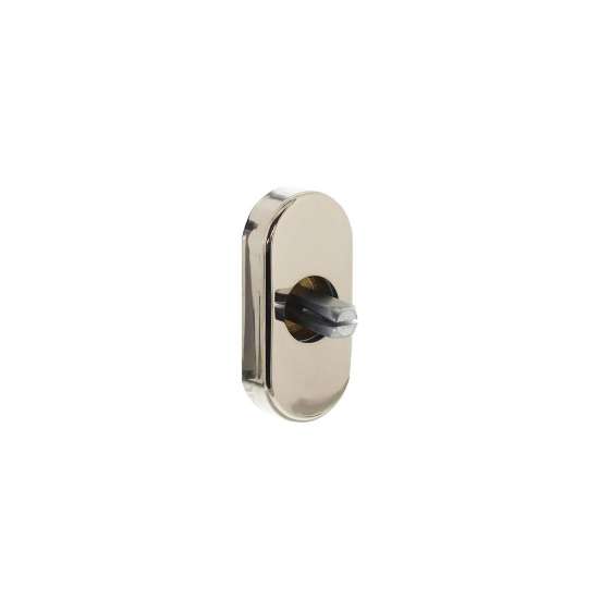 Afbeeldingen van INTERSTEEL Basisplaat tbv raamkruk hals ø18mm nikkel 6050