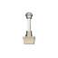 Afbeeldingen van INTERSTEEL WC-olive los 8mm oud model nikkel mat 3709