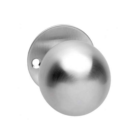 Afbeeldingen van INTERSTEEL Knop bol vast op rozet 2mm RVS 2165