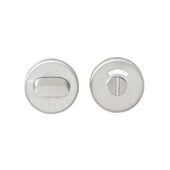 Afbeeldingen van INTERSTEEL Rozet toilet-/badkamersluiting rond verdekt rvs geborsteld 5 mm 3410