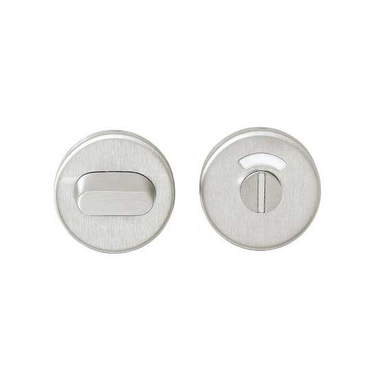 Afbeeldingen van INTERSTEEL WC-sluiting 6mm rond verdekt met metaal RVS 3410