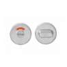 Afbeeldingen van INTERSTEEL WC-sluiting 8mm rond plat verdekt RVS 3413