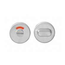 Afbeeldingen van INTERSTEEL WC-sluiting 7mm rond plat verdekt RVS 3413