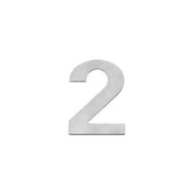 Afbeeldingen van INTERSTEEL Huisnummer 2 150x2mm rvs geborsteld 4020
