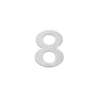 Afbeeldingen van INTERSTEEL Huisnummer 8 150x2mm rvs geborsteld 4020