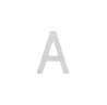 Afbeeldingen van INTERSTEEL Huisletter A 100 mm rvs geborsteld 4026