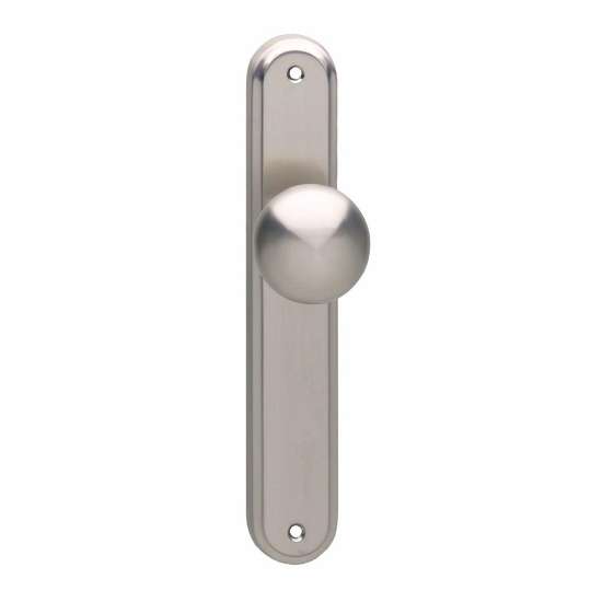 Afbeeldingen van INTERSTEEL Knop op schild blind nikkel mat 2126