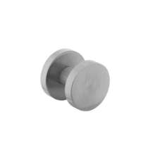 Afbeeldingen van INTERSTEEL Knop plat vast op verdekte rozet ø52x10mm verdekt incl. M4 bevestiging en stift, rvs 2165