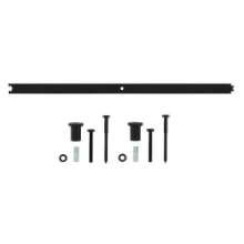Afbeeldingen van INTERSTEEL Schuifdeursysteem – tussenrail 90 cm mat zwart 4501