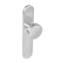Afbeeldingen van INTERSTEEL Knop op schild profielcilindergat 72 mm rvs geborsteld 2752