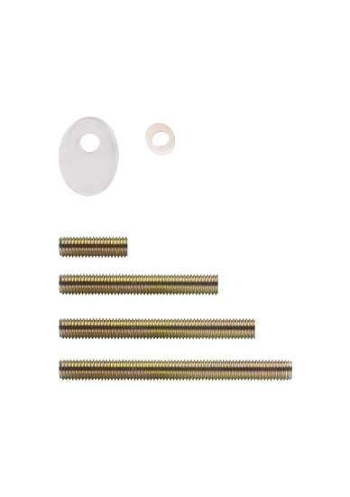 Afbeeldingen van INTERSTEEL Bevestigingsset L doorgaand paarsgewijs alleen T-schuin voor hout / glas / pvc / alu. deurdikte10-65mm 4380