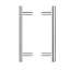 Afbeeldingen van INTERSTEEL Deurgrepen set T-schuin ø 30 mm - 500 mm rvs geborsteld 4329