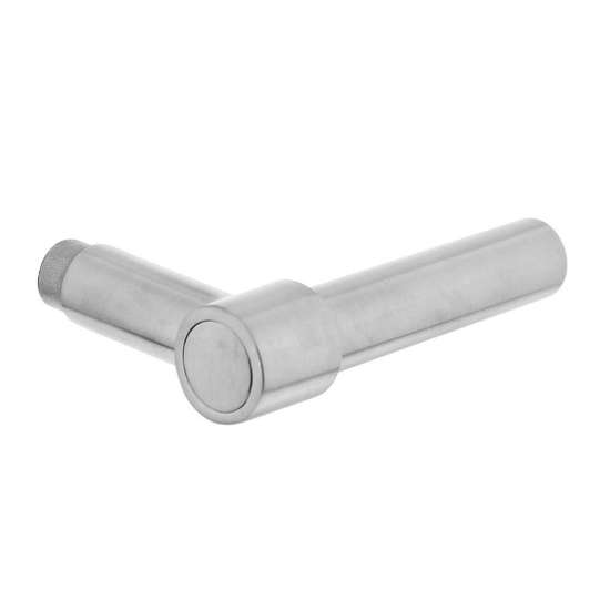 Afbeeldingen van INTERSTEEL Gatdeel L-recht model tbv espagnolet RVS 0632