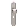 Afbeeldingen van INTERSTEEL Knop op schild sleutelgat 56 mm nikkel mat 2126