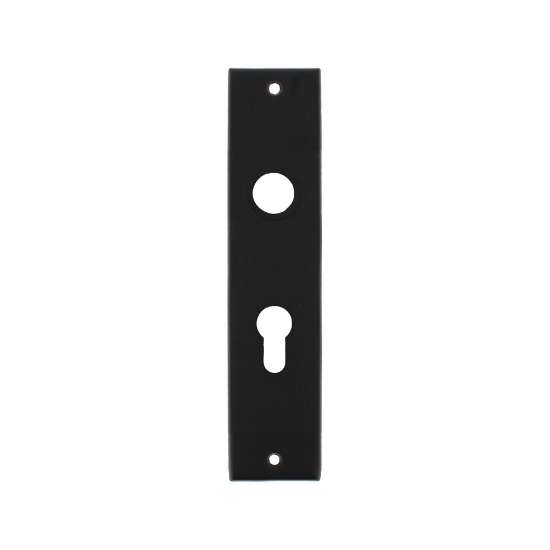 Afbeeldingen van INTERSTEEL Kortschild rechthoekig mat zwart 2568