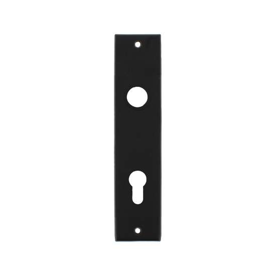 Afbeeldingen van INTERSTEEL Kortschild rechthoekig mat zwart 2568