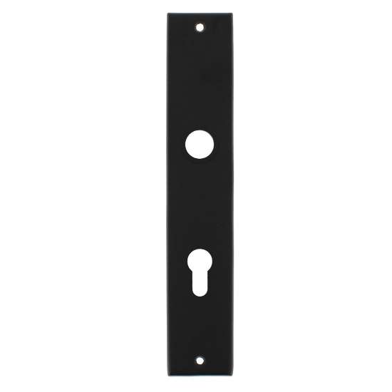 Afbeeldingen van INTERSTEEL Langschild rechthoekig mat zwart 2577