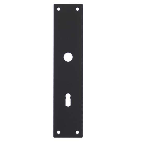 Afbeeldingen van INTERSTEEL Schild renovatie rechthoekig 250x55x2mm RVS mat zwart 2688