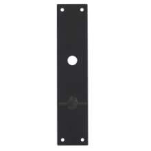 Afbeeldingen van INTERSTEEL Schild renovatie rechthoekig 250x55x2mm RVS mat zwart 2688