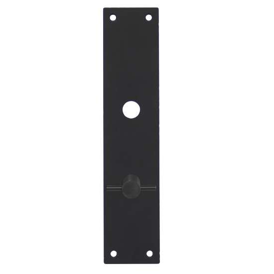 Afbeeldingen van INTERSTEEL Schild renovatie rechthoekig 250x55x2mm RVS mat zwart 2688