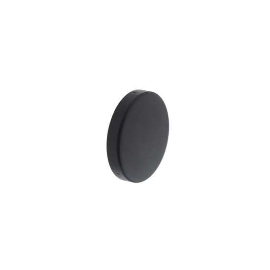 Afbeeldingen van INTERSTEEL Rozet blind mat zwart 3410