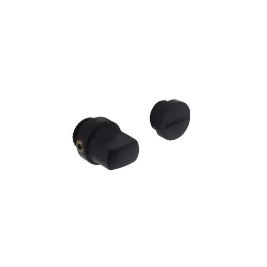 Afbeeldingen van INTERSTEEL WC-olive los 8mm mat zwart 3705