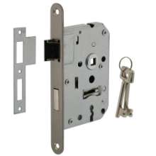 Afbeeldingen van INTERSTEEL Woningbouw klavier dag- en nachtslot 55 mm rvs geborsteld 9542