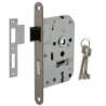 Afbeeldingen van INTERSTEEL Woningbouw klavier dag- en nachtslot 55 mm rvs geborsteld 9542