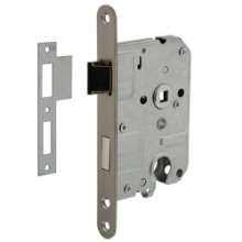 Afbeeldingen van INTERSTEEL Woningbouw cilinder dag- en nachtslot 55 mm rvs geborsteld 9542