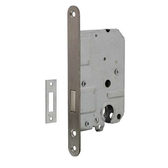 Afbeeldingen van INTERSTEEL Woningbouw cilinder kastslot 55 mm rvs geborsteld 9543