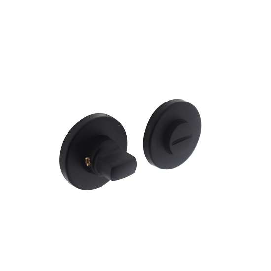 Afbeeldingen van INTERSTEEL WC-sluiting 8mm verdekt kunststof mat zwart 3186