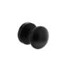 Afbeeldingen van INTERSTEEL Knop op rozet ø52x10mm zwart 2126