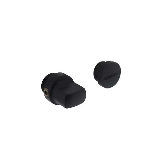 Afbeeldingen van INTERSTEEL WC-olive los 5mm mat zwart 3705