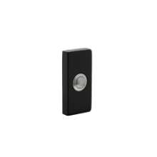 Afbeeldingen van INTERSTEEL Deurbel rechthoekig verdekt 65x30x10 mm rvs zwart 3990