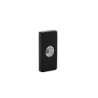 Afbeeldingen van INTERSTEEL Deurbel rechthoekig verdekt 65x30x10 mm rvs zwart 3990