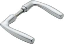 Afbeeldingen van Hoppe deurkruk 1515 Vitoria - Aluminium F1