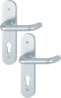 Afbeeldingen van Hoppe Binnendeurgarnituur aluminium op schild Paris 138L/3056RF-3 - PC72 - F1