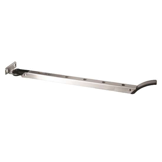 Afbeeldingen van Habilis raamuitzetter 2635-31-81 - korte hoek 30cm - ijzer RVS/zwart 